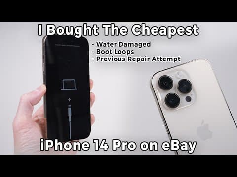 You Won’t Believe What It Took To Repair This Water Damaged iPhone 14 Pro