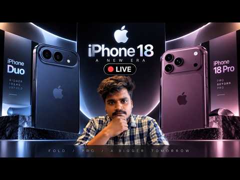 iPhone 18 Pro & iPhone Duo (Fold) | Apple Launch LIVE 🚨