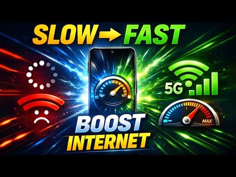 Boost Android Phone Internet Speed ( No Limit )