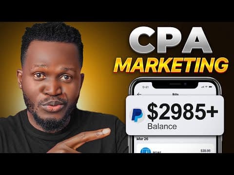 The BEST CPA Marketing Tutorial For Beginners in 2025 (Make Money Online with CPA Marketing)