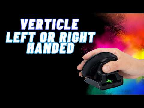 This Mouse Switches Left to Right and is Vertical Instantly, R-Go Twister Ambidextrous Mouse