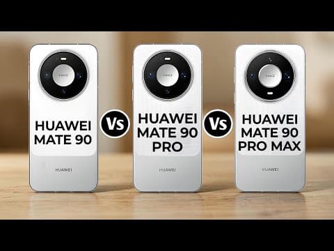 Huawei Mate 90 Vs Huawei Mate 90 Pro Vs Huawei Mate 90 Pro Max