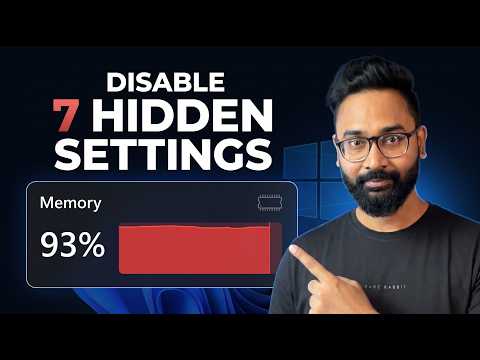 7 Hidden Windows Settings Consuming Your RAM Right Now (Disable These!)