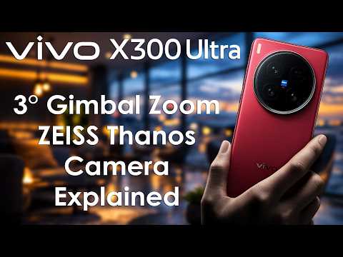 Vivo X300 Ultra's 3° Gimbal Zoom & 5th-generation ZEISS Thanos Camera  Explained