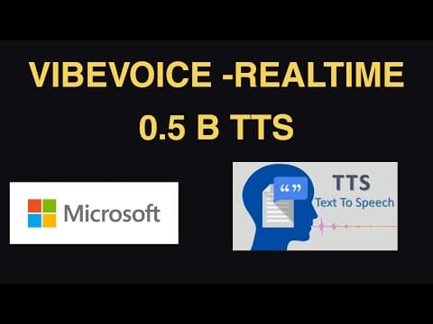 Microsoft VibeVoice-Realtime: Lightning-Fast TTS for Live Streams & Instant Speech from Any Model!