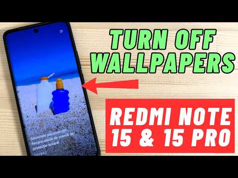 How to Disable WALLPAPPERS CAROUSEL on REDMI Note 15 & 15 Pro