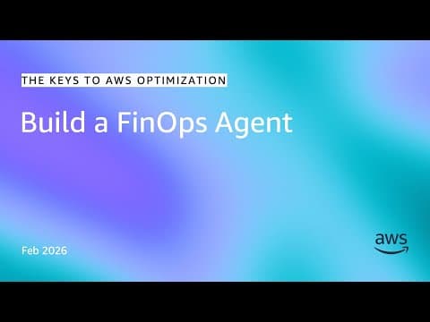 Build a FinOps Agent I The Keys to AWS Optimization | S16 E6