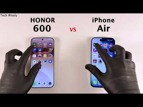 HONOR 600 vs iPhone Air - Speed Test