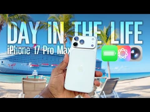 iPhone 17 Pro Max: REAL Day in the Life on a Cruise!