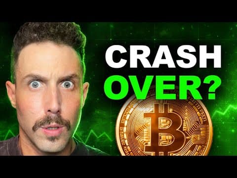 BITCOIN CRASH OVER? Urgent Crypto Market Update
