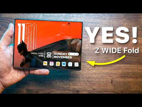 Samsung Galaxy Z WIDE Fold - Official FIRST LOOK: Yes, Samsung DID IT.