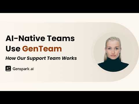AI-native teams use GenTeam — How our support team handles tickets