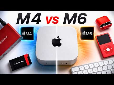 M4 VS M6 Mac mini! Everything NEW!