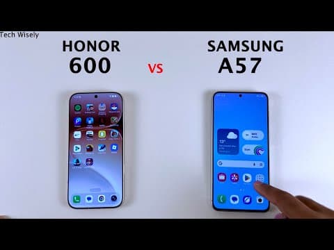 HONOR 600 vs SAMSUNG A57 - Speed Test