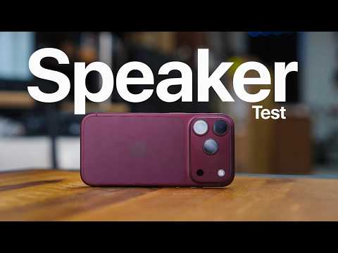 iPhone 18 Pro & iPhone 18 Pro Max S peaker Test!