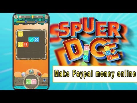 【super dice】, eliminate same color dice to get paypal money.