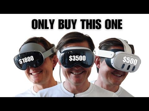Vision Pro vs Quest 3 vs Galaxy XR – The ONLY Headset I’d Buy