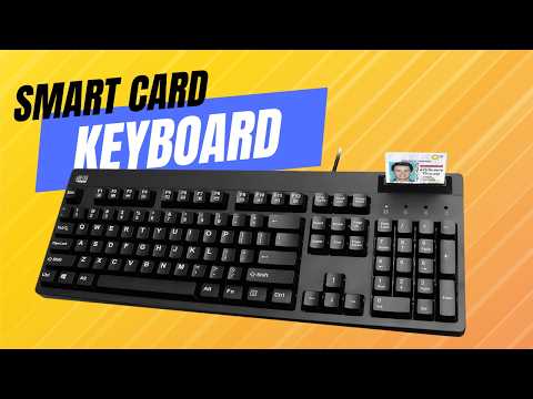 Smart Card Keyboard with Built In Reader Adesso AKB 630SB