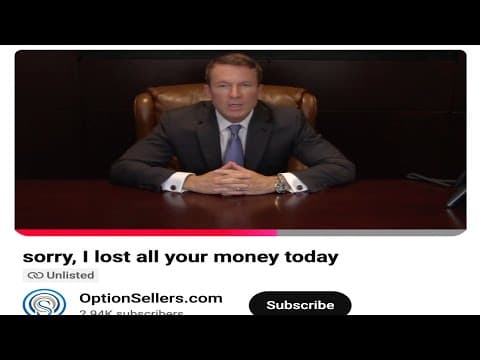 Hedge Fund Manager's Bizarre Apology Video