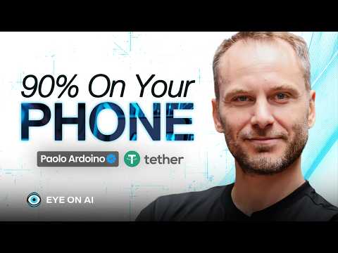 In 5 Years, 90% of What You Use AI For Will Run on Your Smartphone | Paolo Ardoino, Tether
