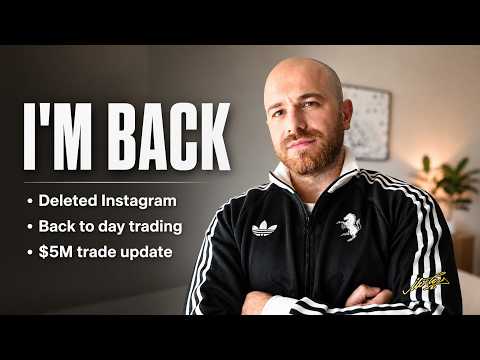 Back Day Trading, Deleted Instagram, $5.5m Trade In 1 Stock...