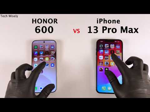 HONOR 600 vs iPhone 13 Pro Max - Speed Test