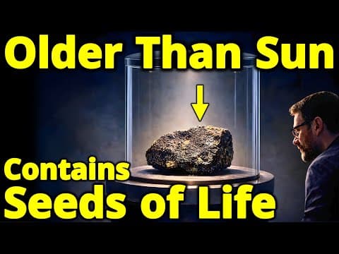 This Meteorite is Older Than the Sun & Still Contains Seeds of Life