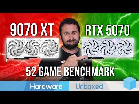 Radeon RX 9070 XT vs. GeForce RTX 5070, 52 Game Benchmark @ 1440p & 4K (2026 Update)