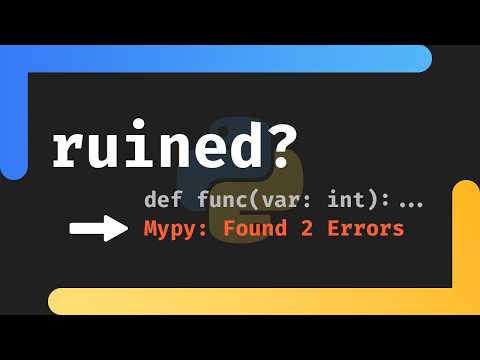 Did I just ruin Python with Enforced Static Typing?