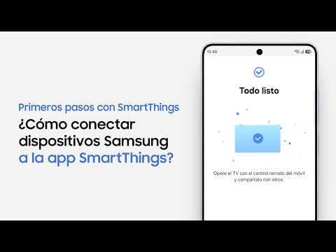 ¿Cómo conectar dispositivos Samsung a la app SmartThings? | Samsung