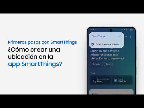 ¿Cómo crear una ubicación en la app SmartThings? | Samsung