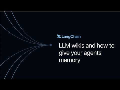 LLM Wikis and how to give your agents memory