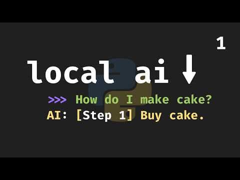 Build a Local AI Agent in Python in only 15 Minutes