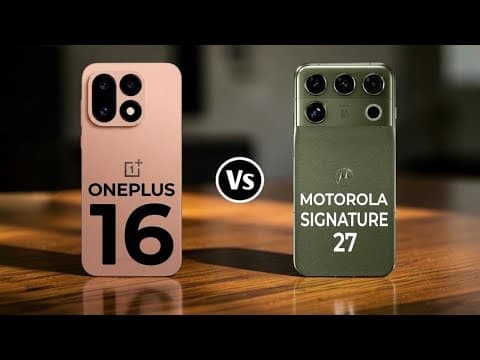 OnePlus 16 Vs Motorola Signature 27