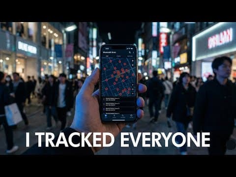 I Tracked Everyone in This Mall (Bluetooth Hacking)
