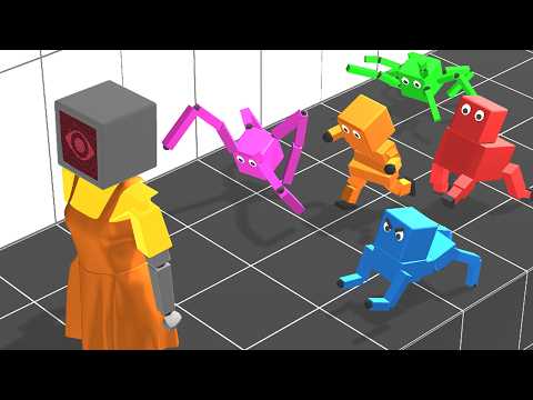 AI Learns Red Light Green Light (reinforcement learning)