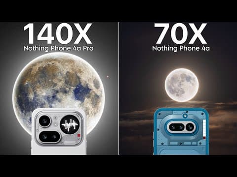 Nothing Phone 4a Pro VS Nothing Phone 4a Live Zoom Comparison