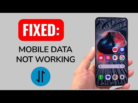 How To Fix Mobile Data Not Working On Android Phone