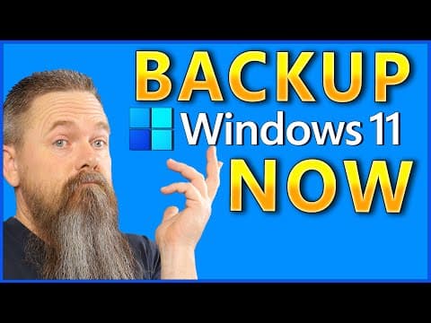 Backup Windows 11 As Soon As Possible!!