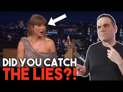 Taylor Swift’s Hidden Tells in Fallon Interview! Body Language Analyst Reacts!