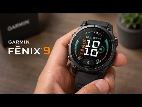 Garmin Fenix 9: First Look at the New Design, Sizes & Pro Models.