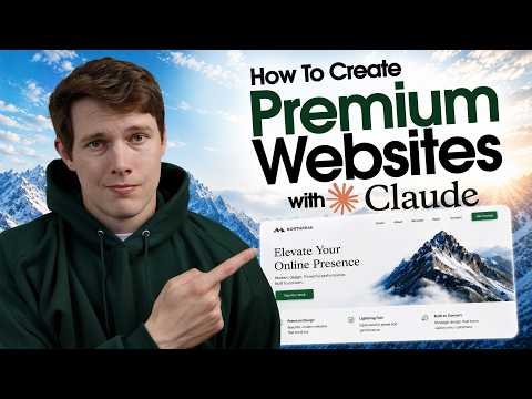 How I Make Premium Websites in Minutes with Claude