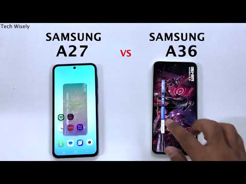 SAMSUNG A27 vs A36 - Speed Test