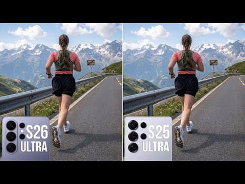 Samsung Galaxy S26 Ultra VS Galaxy S25 Ultra Camera Stabilization Test