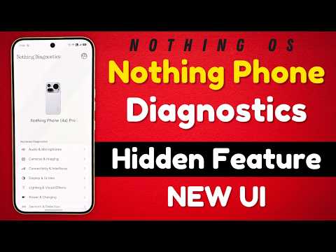 Nothing Phone Diagnostics Tool – Most Useful Hidden Feature! 🔥