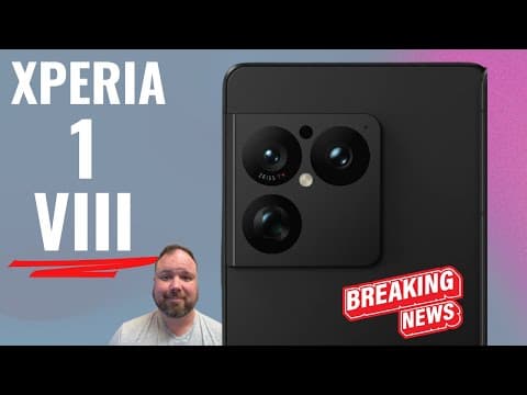 The Sony Xperia 1 VIII Looks Great! WOW! 🤯