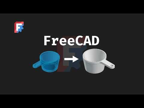 FreeCAD: How to Build a Coffee Scoop (Beginner Tutorial)