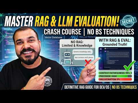 Mastering LLM Chatbots And RAG Evaluation Crash Course