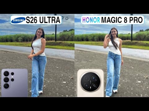 Samsung Galaxy S26 Ultra Vs Honor Magic 8 Pro Camera Test Comparison