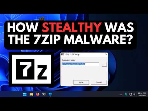 How Stealthy was the 7zip Malware and how to spot it?
